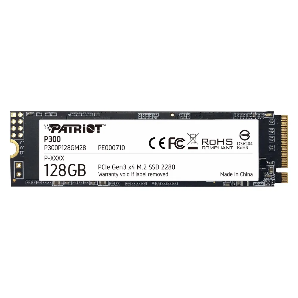 Disco Duro Patriot P300P128GM28 128GB M.2 1600MB/s PCIe NVMe