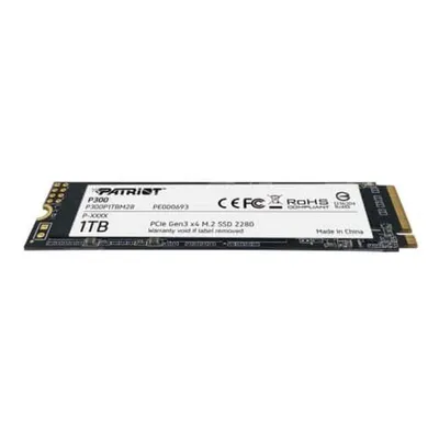 Disco Duro Patriot P300 1TB M.2 SSD 2100 MB/s PCIe 3.0 NVMe