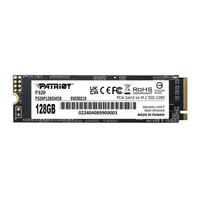 Disco Duro Patriot Memory P320 128GB M.2 PCIe NVMe 1600MB/s