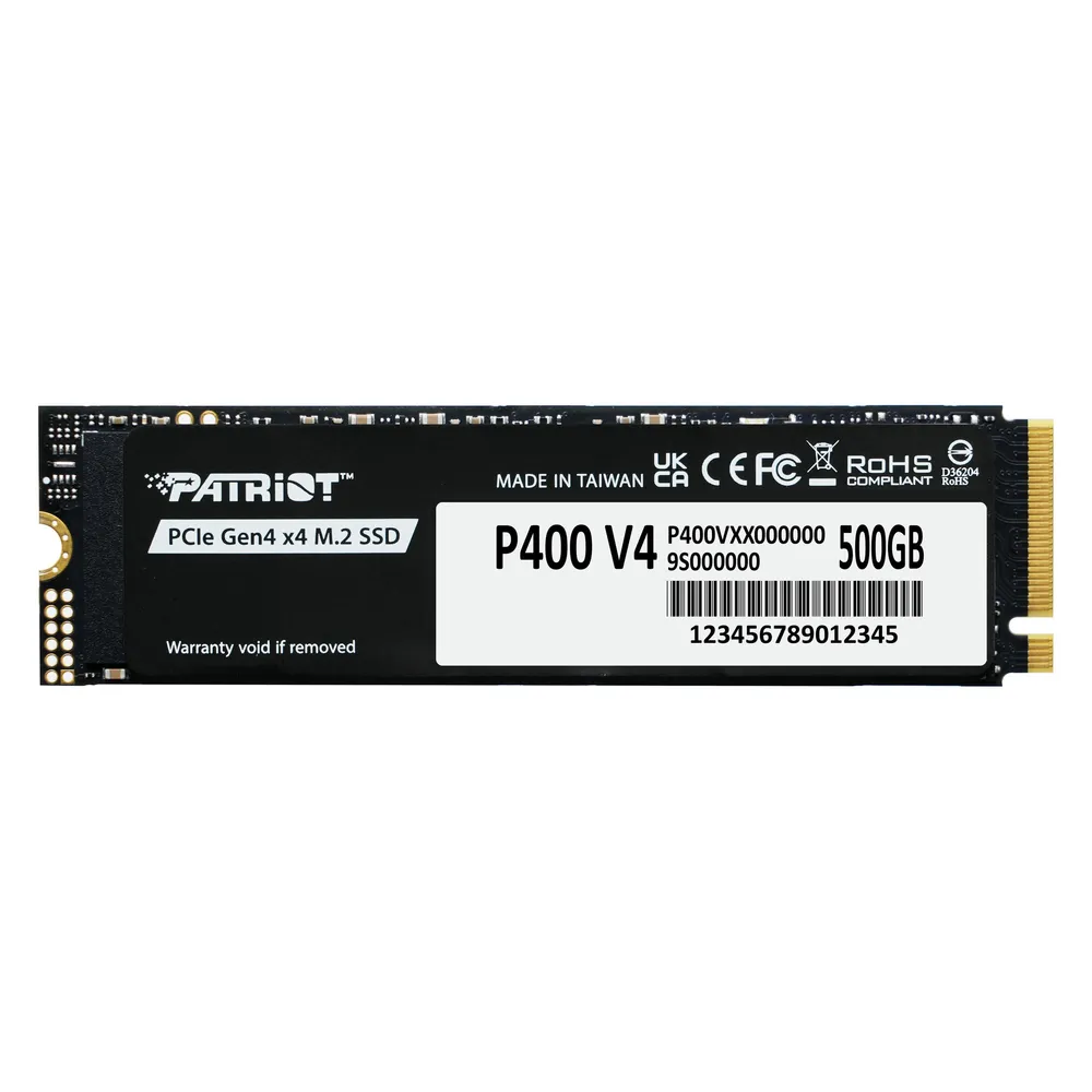 Patriot SSD 500GB 5000/3000 P400 V4 M.2 PAT PCIe