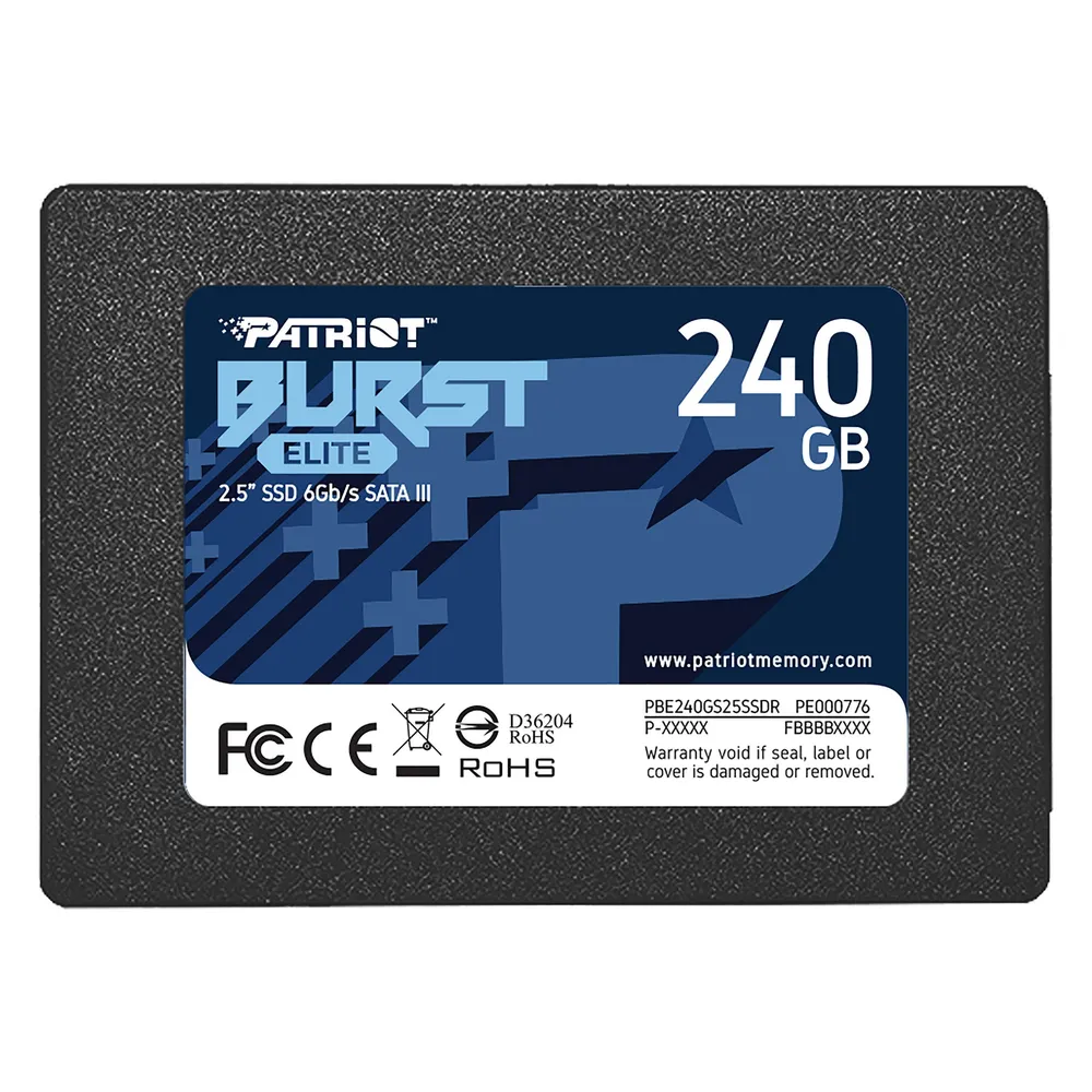 Disco Duro Patriot Burst Elite 240GB SSD 2.5" 450MB/s SATA III