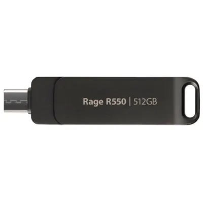 USB-Stick Patriot Rage R550 512 GB USB-A und USB-C 3.2 Gen 1 schwarz