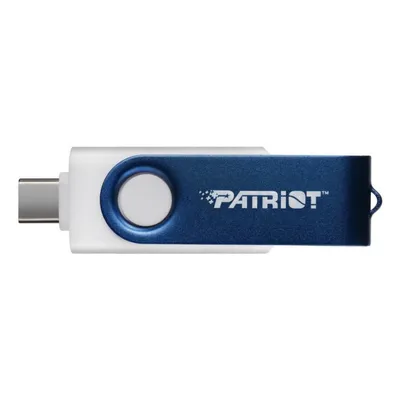 USB-Stick Patriot Xporter X550 128 GB USB-A und USB-C 3.2 Gen 1 Blau Weiß