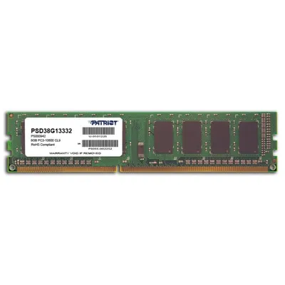 Memoria RAM Patriot 8GB 1x8GB DDR3 1333MHz CL9 PC3-10600 240-pin DIMM
