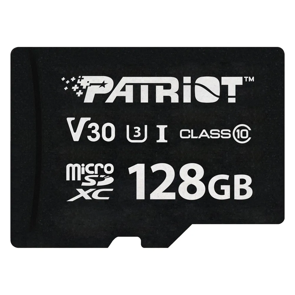 MicroSDXC Patriot VX Series 128GB Class 10 UHS-I 90MB/s 80MB/s Schwarz