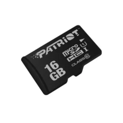 microSDHC Patriot PSF16GMDC10 16GB UHS-I 80MB/s Klasse 10 Schwarz