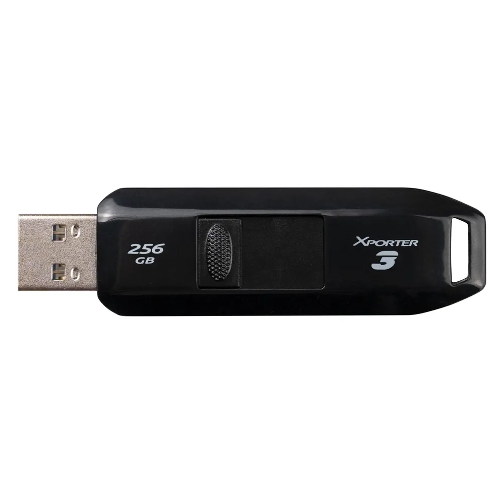 USB-Stick Patriot Xporter 3 256 GB USB-A 3.2 Gen 1 Schiebemechanismus Schwarz
