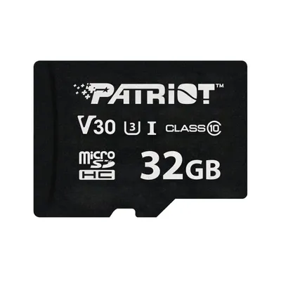 microSDXC Patriot VX Series 32GB UHS-I U3 V30 90MB/s Schwarz