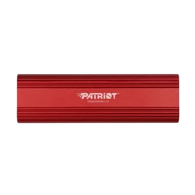 Disco Duro Patriot Transporter Lite 512GB SSD USB Type-C 1000MB/s Aluminio Rojo