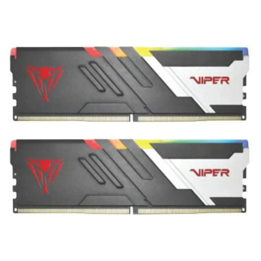 Memoria RAM Patriot Viper Venom PVVR532G600C36K 32GB 2x16GB DDR5 6000MHz CL36 Intel XMP RGB Schwarz-Weiß