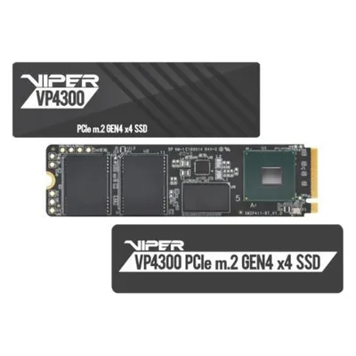 Festplatte Patriot VP4300 2TB M.2 SSD 7400 MB/s PCIe 4.0 High-Speed