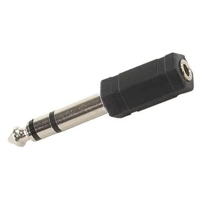 Audioadapter Miniklinke 3,5 Buchse auf Klinke 6,35 Stecker