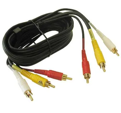 Goobay 50139 Audio-Kabel 1,5 m 3 x RCA Schwarz