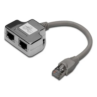 Digitus DN-93904 Netzwerksplitter Grau, Silber