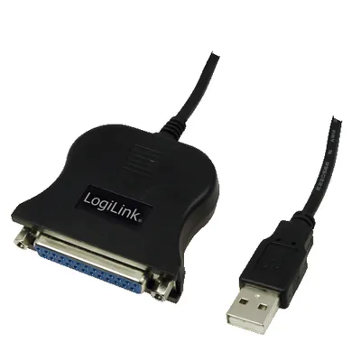 LogiLink UA0054A Paralleles Kabel Schwarz 1,8 m