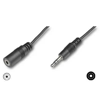 3,5-mm-Miniklinken-Audiokabel. Männlich-weiblich 3 Meter