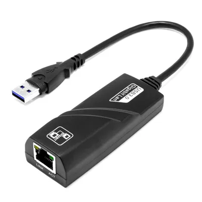 PcCom Essential USB 3.0 auf Gigabit Ethernet Konverter 15cm