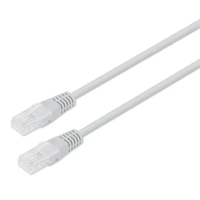 PcCom Essential Netzwerkkabel RJ45 Cat6 UTP CU AWG24 bis zu 1000Mbps 10m grau