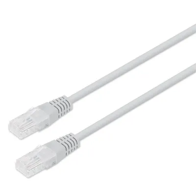 PcCom Essential Netzwerkkabel RJ45 Cat6 UTP CU AWG24 bis zu 1000 Mbit/s 1 m Grau