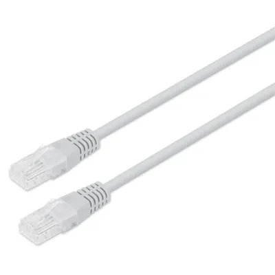 PcCom Essential Netzwerkkabel RJ45 Cat6 UTP CU AWG24 bis zu 1000Mbps 5m grau