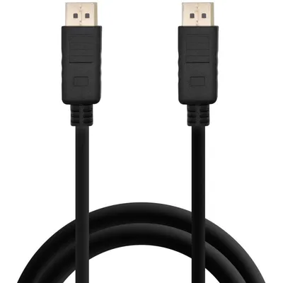 PcCom Essential Kabel DisplayPort 1.2 Stecker/Stecker 4K 1,8m Schwarz