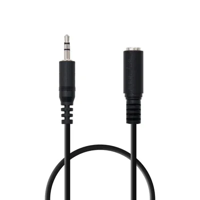 PcCom Essential Audiokabel Klinke 3,5 mm Stecker/Buchse 1,5 m