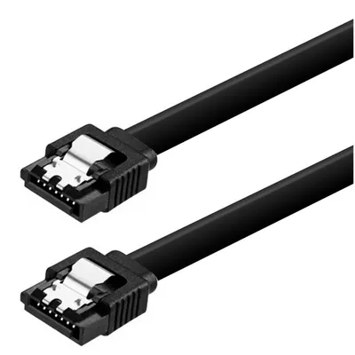 PcCom Essential SATA III-Kabel, 6 Gbit/s, AWG26, kompatibel mit 2 und 1, 0,5 m, gerade