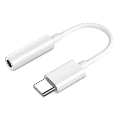 PcCom Essential USB-C-zu-Klinken-3,5-Kabel mit Samsung-Chipsatz, Weiß