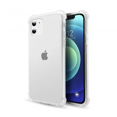 PcCom Essential Transparente Antishock-Hülle für iPhone 12 Mini