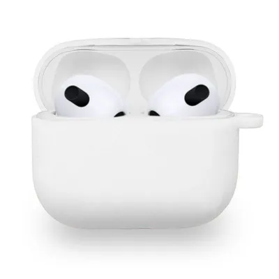 PcCom Essential Schutzhülle für AirPods 3 Weiß