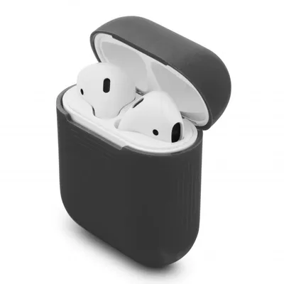 PcCom Essential Schutzhülle für Airpods Schwarz