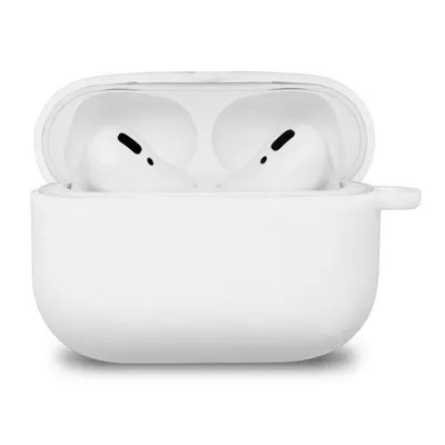 PcCom Essential Schutzhülle für Airpods Pro, Weiß