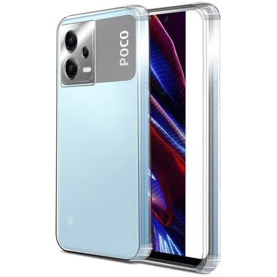 PcCom Essential Transparente Antishock-Hülle für POCO X5 5G