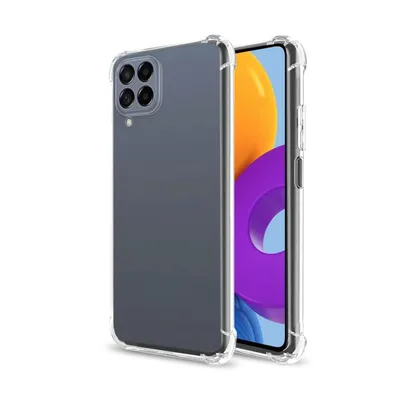 PcCom Essential Transparente Antishock-Hülle für Samsung Galaxy M53 5G