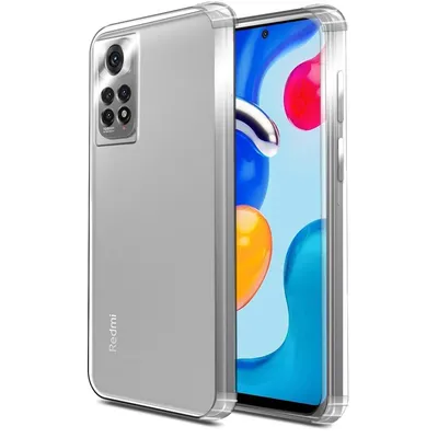 PcCom Essential Transparente Antishock-Hülle für Xiaomi Redmi Note 11/11S