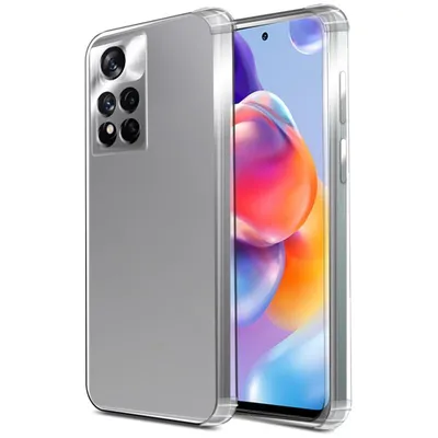 PcCom Essential Transparente Antishock-Hülle für Xiaomi Redmi Note 11 Pro Plus 5G