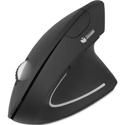PcCom Essential E20 Kabellose ergonomische Maus 1.600 DPI schwarz