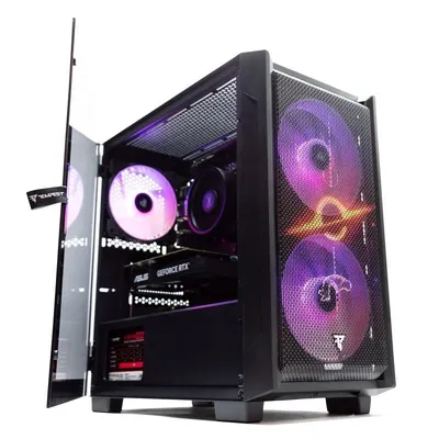 Desktop-PC PcCom Lite AMD Ryzen 5 5500 16GB 1TB SSD RTX 5060 Windows 11 Home WiFi