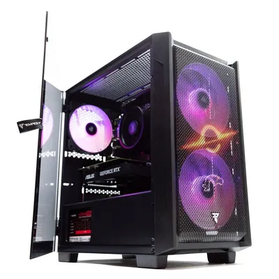 Desktop-PC PcCom Lite AMD Ryzen 5 5500 16GB 1TB SSD RX 9060 XT 16GB