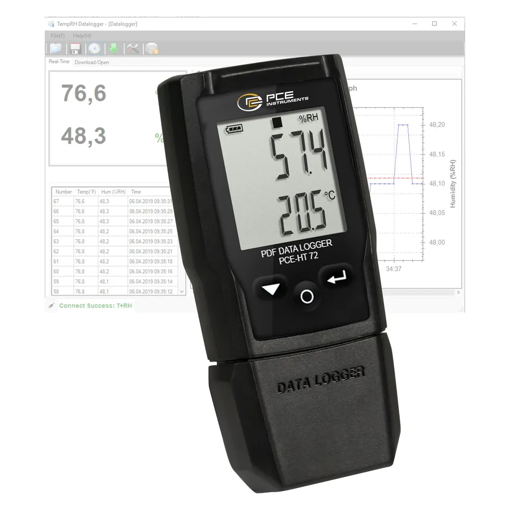 PCE Instruments Instruments PCE-HT 72 PDF-Datenlogger