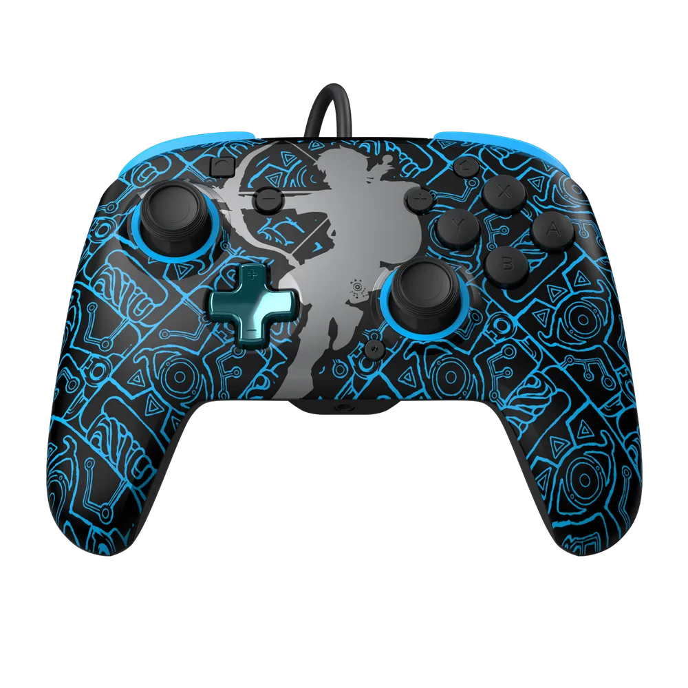 PDP Controller Rematch Wired SheikahShoot GlowintheDark Swit (Kabelgebunden - Switch)