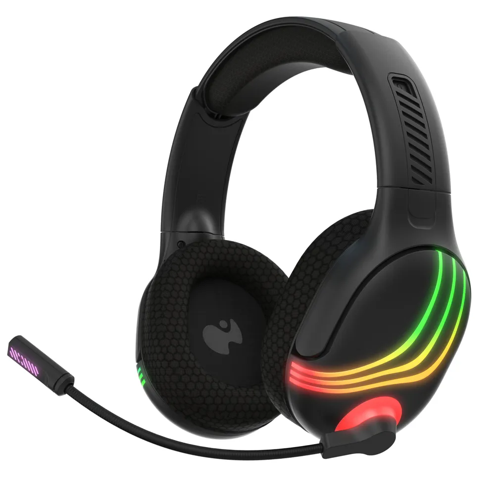 Kabelloses PDP Afterglow Wave Bluetooth Gaming Headset mit Mikrofon und Geräuschunterdrückung Schwarz