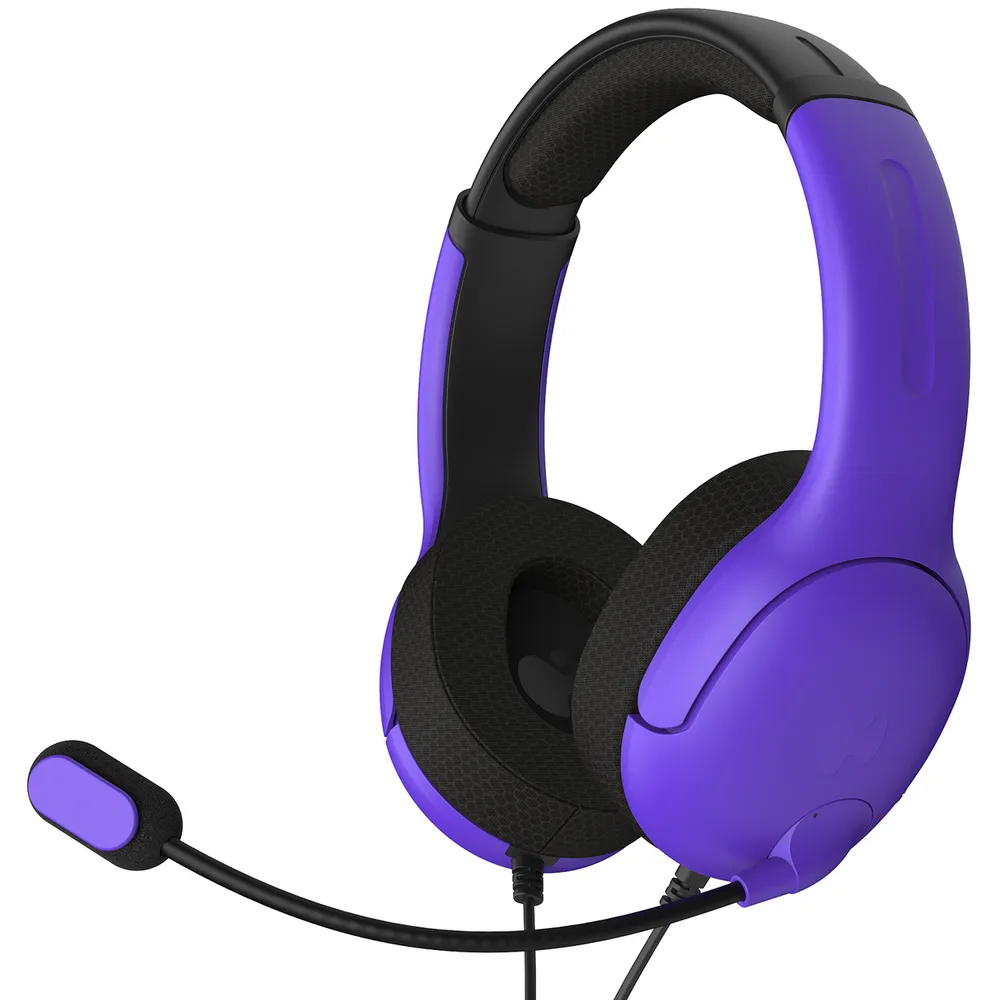 Auriculares PDP Nebula Ultra Violet AIRLITE con cable, Gaming, Cancelación de Ruido, negro/violeta