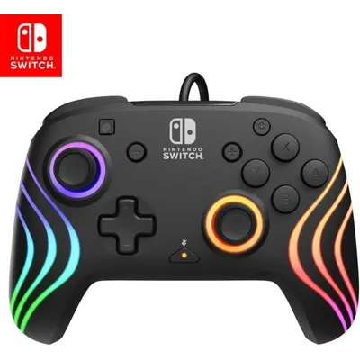 PDP Nintendo Switch Afterglow Wave Wired Controller Schwarz