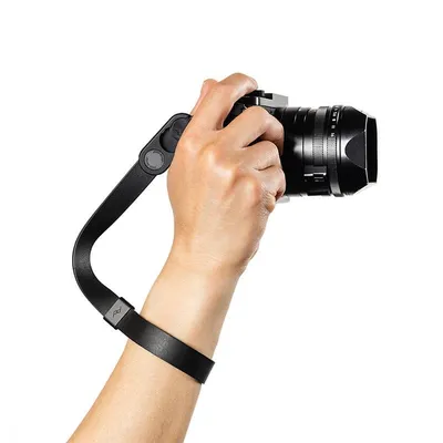 Handschlaufe Peak Design Cuff LRS-WR-BK-1 Echtleder Schwarz Kamera