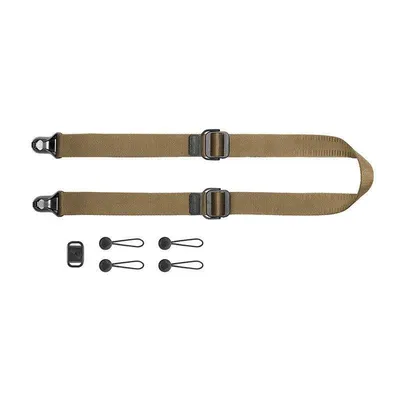 Kameragurt Peak Design Slide SL-CY-3 Braun 145 cm 90 kg Aluminium Nylon Leder