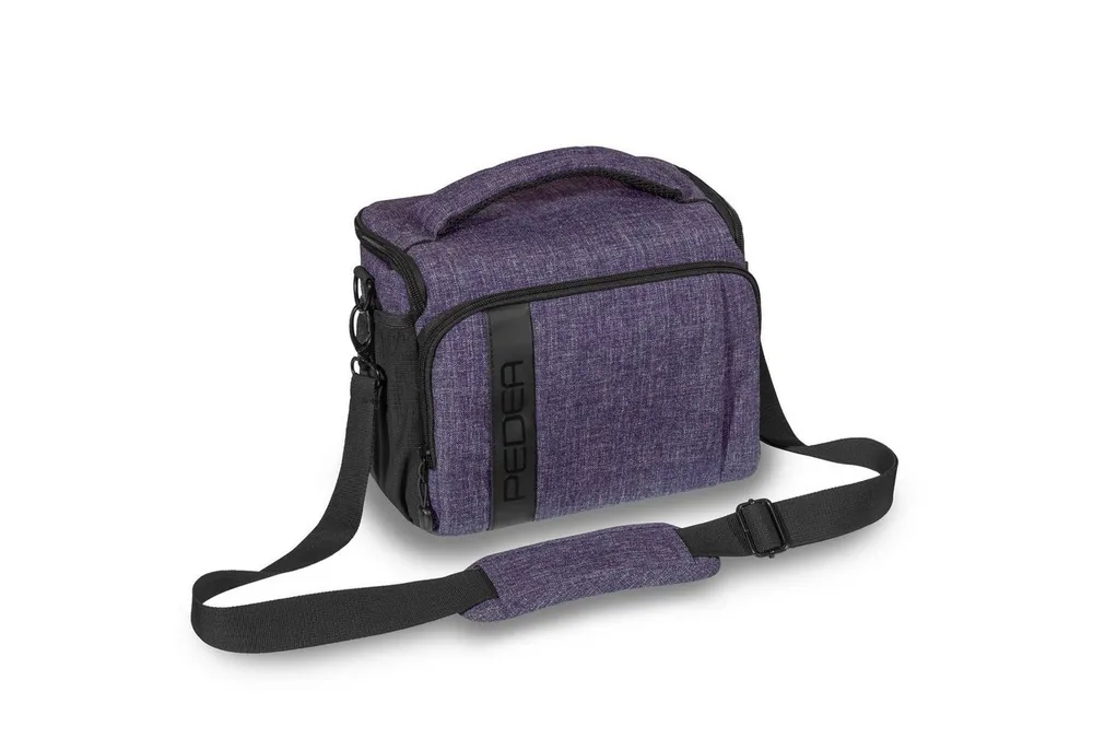 PEDEA Kameratasche FASHION XL Fototasche gepolstert, mit Gurt und Zubehörfächer, Größe XL / Regenschutz, Schultergurt, Zubehörfächer