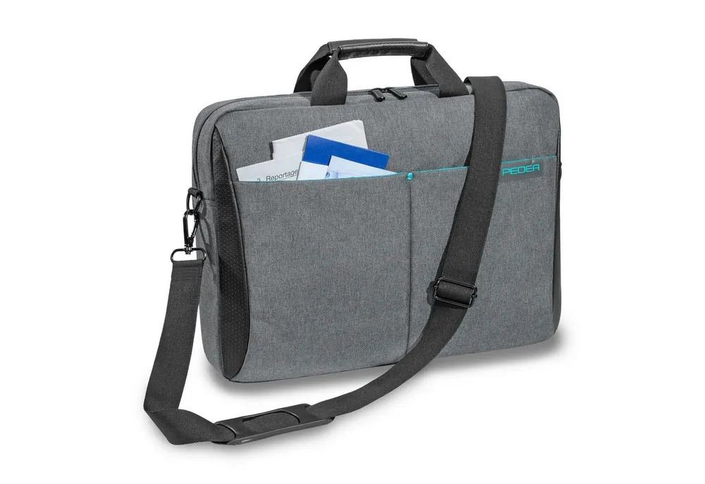 PEDEA Laptoptasche LIFESTYLE Notebooktasche mit Schultergurt 15