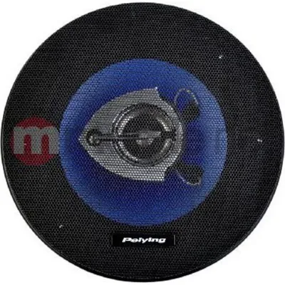 Koaxial-Lautsprecher PeiYing PY-AQ603C 3 Wege 120W Max 154 mm Schwarz/Silber/Blau