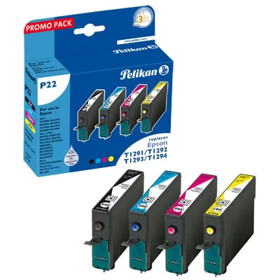 P22 - Epson C13T129540 MultiPack BK/C/M/Y Druckerpatrone